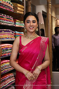 Priyanka Mohan at Xiti Weaves Wedding Collections Launch