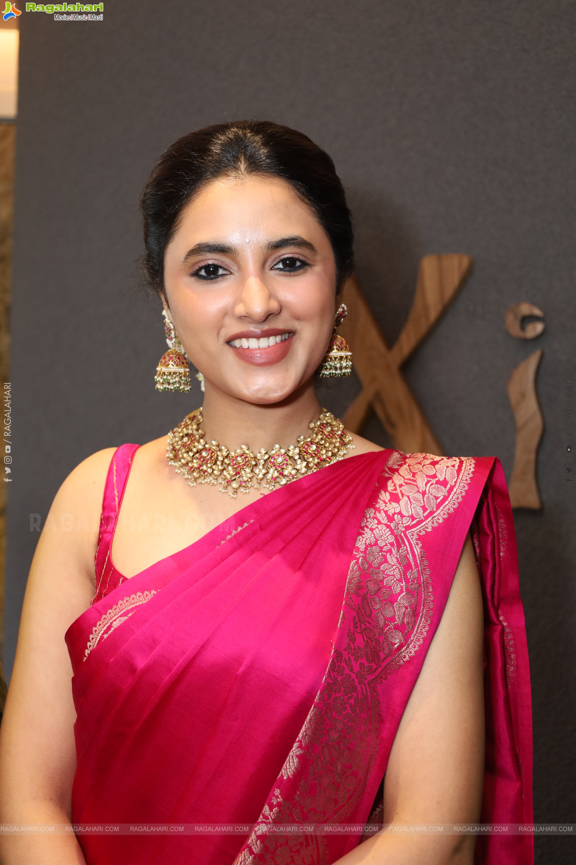 Priyanka Mohan at Xiti Weaves Wedding Collections Launch, HD Gallery