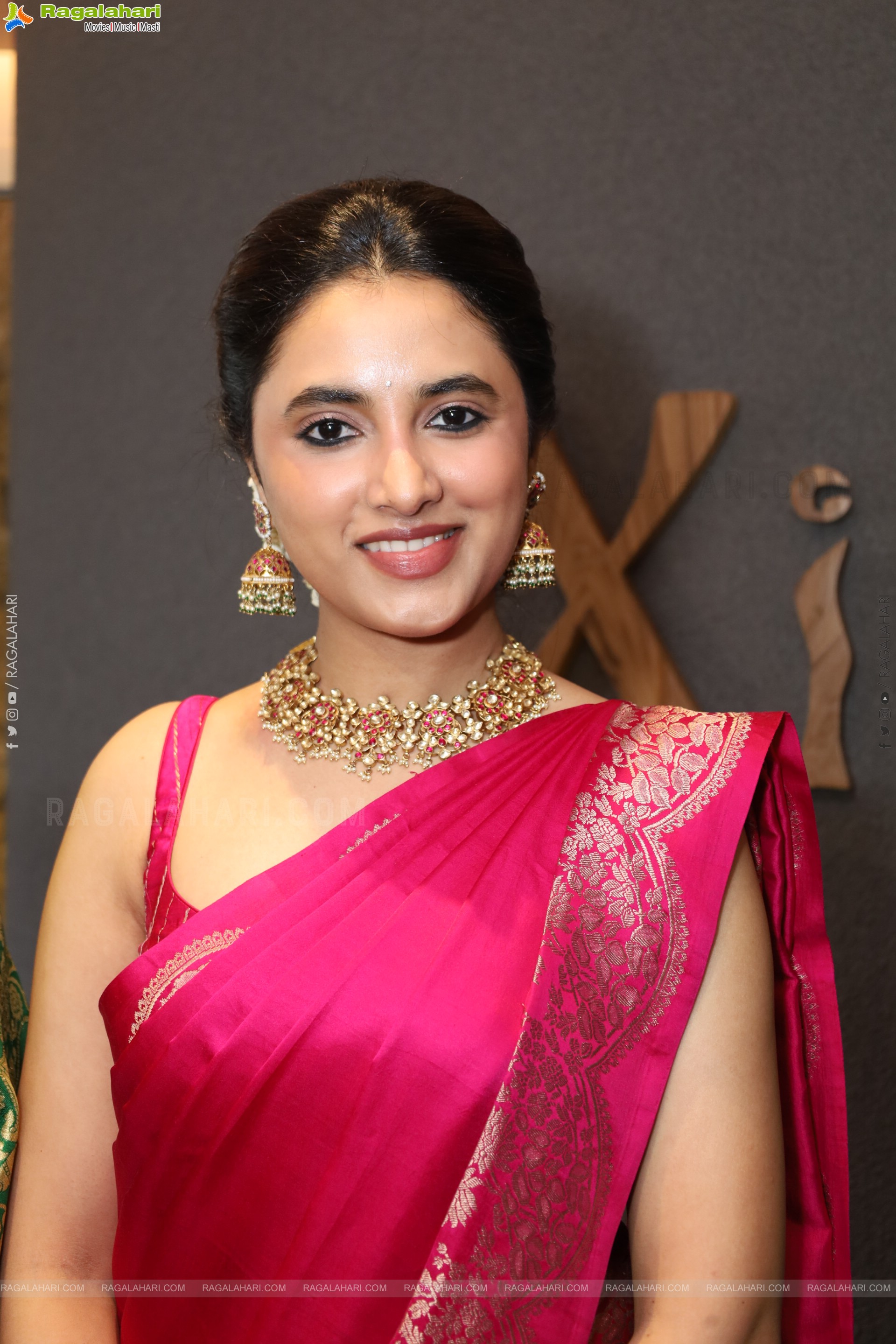 Priyanka Mohan at Xiti Weaves Wedding Collections Launch, HD Gallery