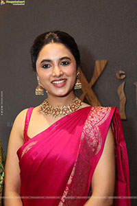 Priyanka Mohan at Xiti Weaves Wedding Collections Launch