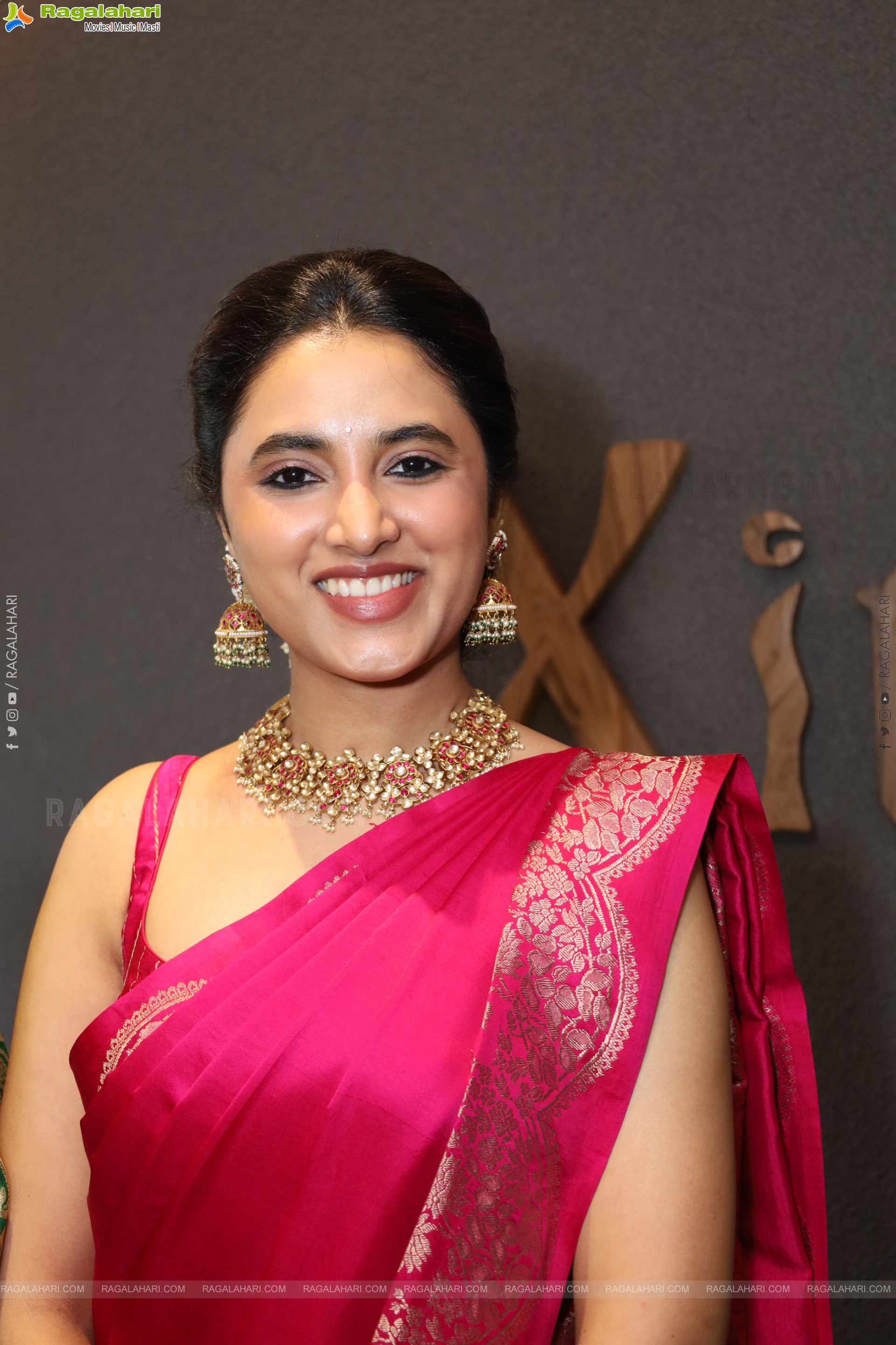 Priyanka Mohan at Xiti Weaves Wedding Collections Launch, HD Gallery