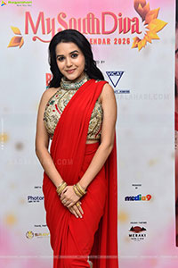 Aishwarya Salvi at My South Diva Calendar 2026 Launch