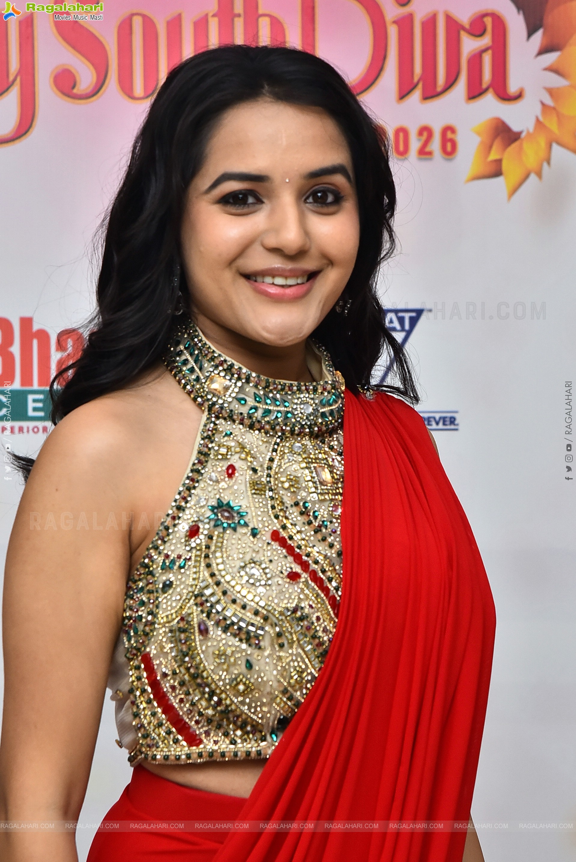 Aishwarya Salvi at My South Diva Calendar 2026 Launch, HD Gallery