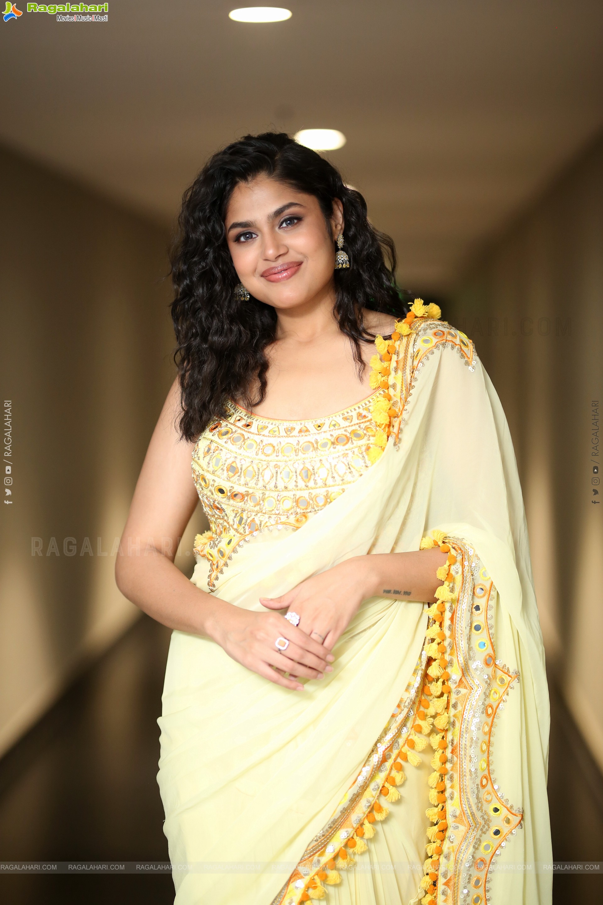 Faria Abdullah at Gaayapadda Simham Traiser Launch, HD Gallery