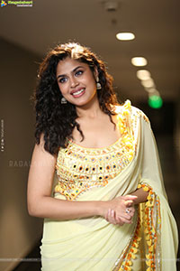 Faria Abdullah at Gaayapadda Simham Traiser Launch