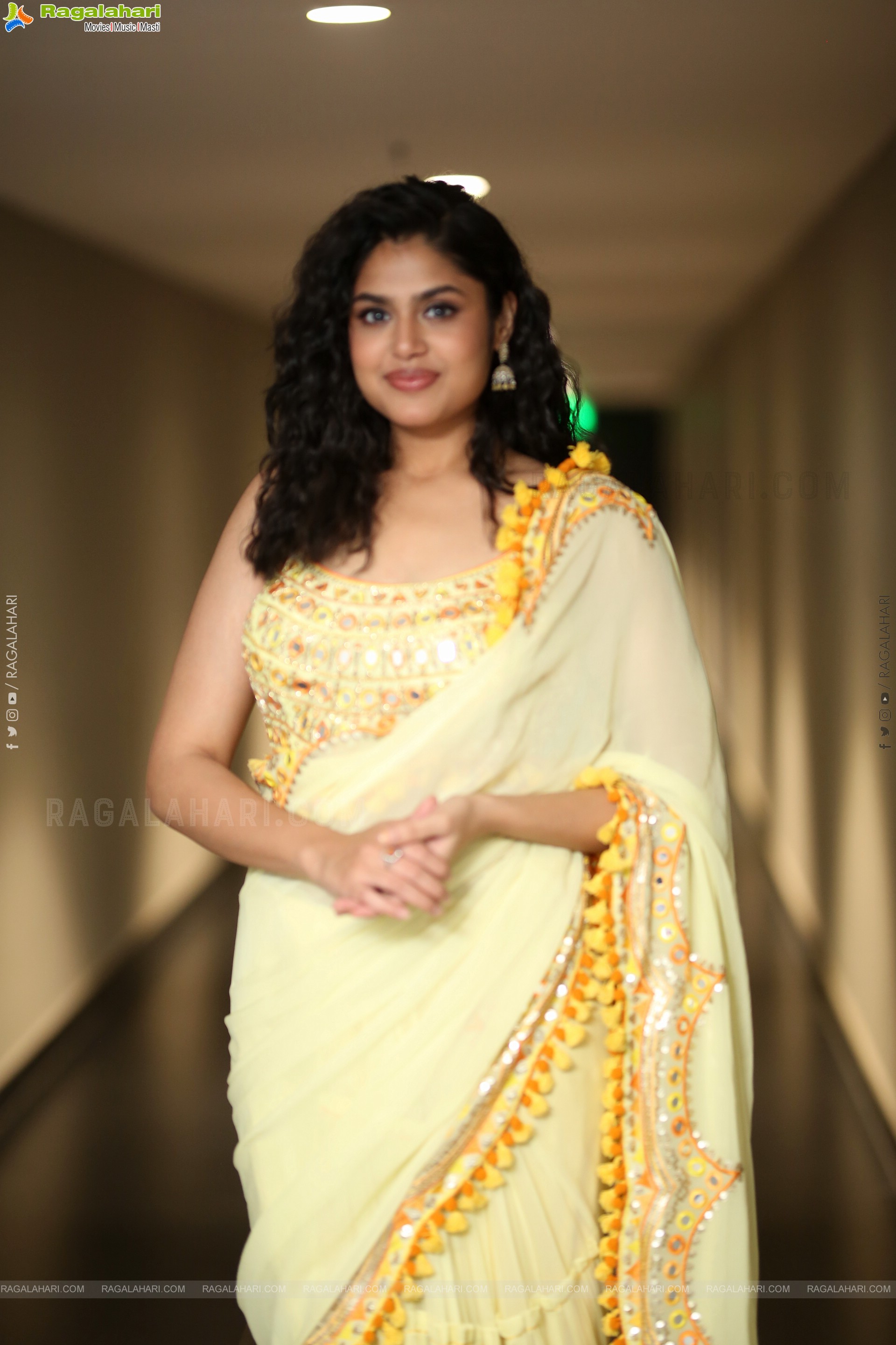 Faria Abdullah at Gaayapadda Simham Traiser Launch, HD Gallery