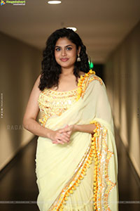 Faria Abdullah at Gaayapadda Simham Traiser Launch