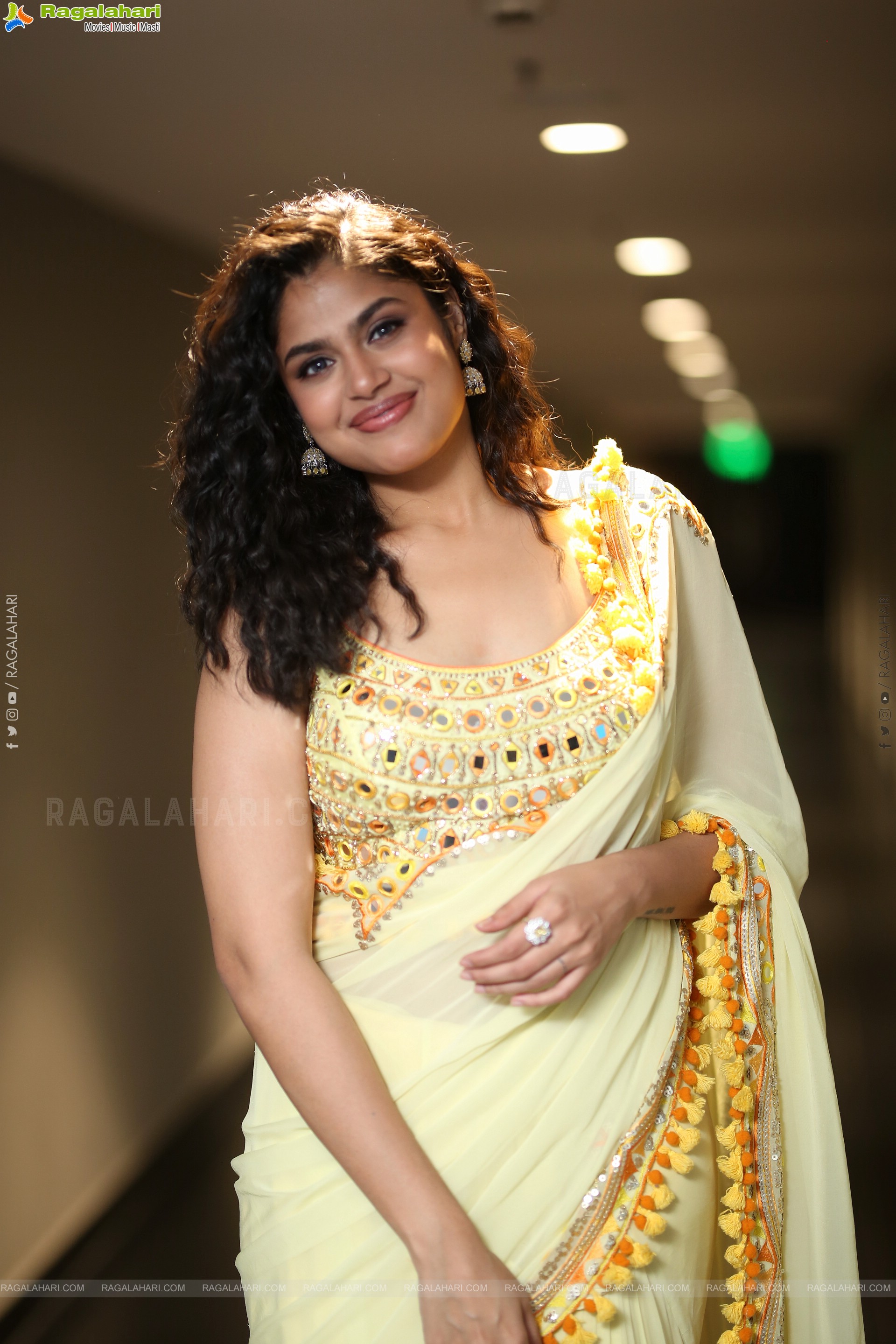 Faria Abdullah at Gaayapadda Simham Traiser Launch, HD Gallery