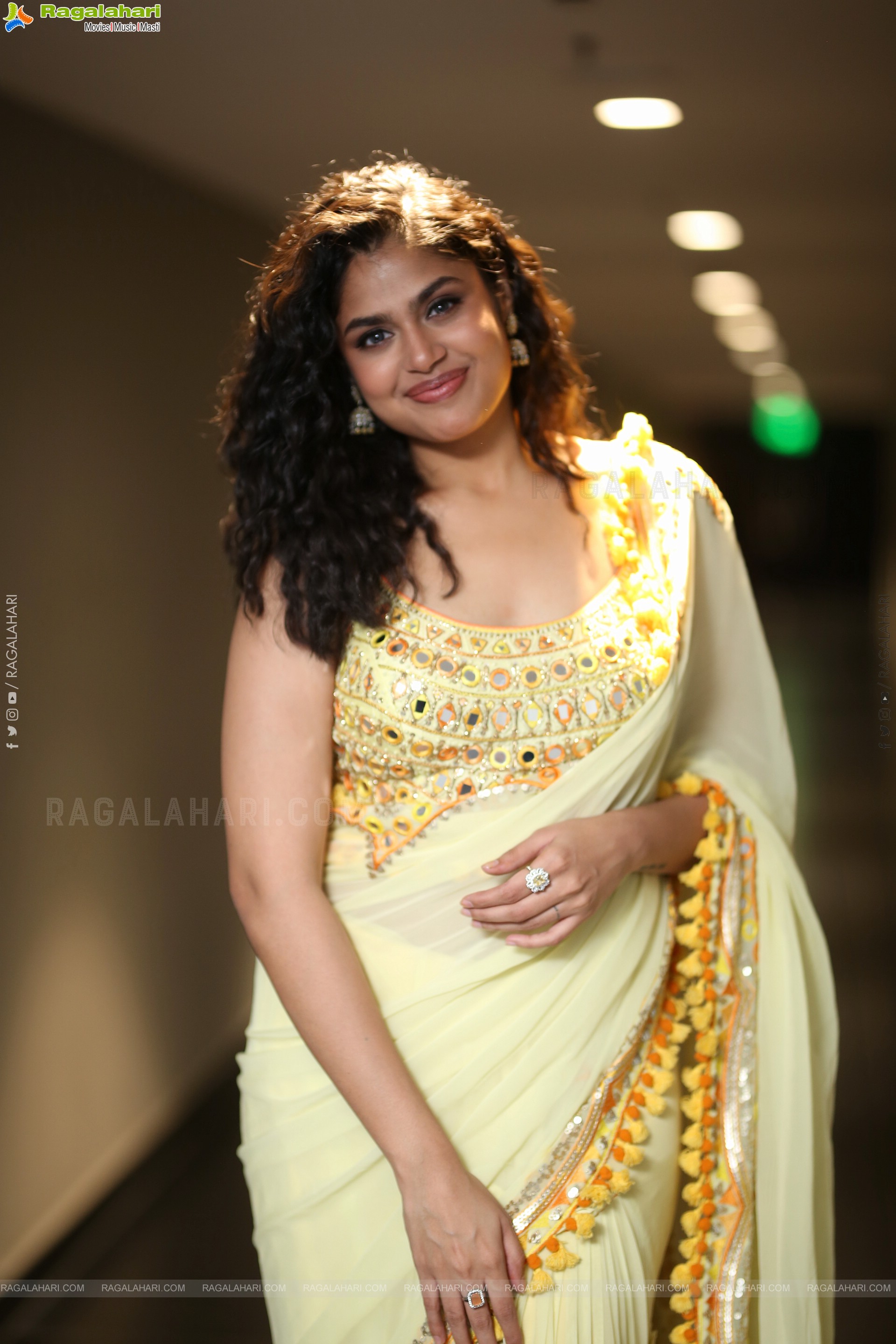 Faria Abdullah at Gaayapadda Simham Traiser Launch, HD Gallery