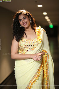 Faria Abdullah at Gaayapadda Simham Traiser Launch