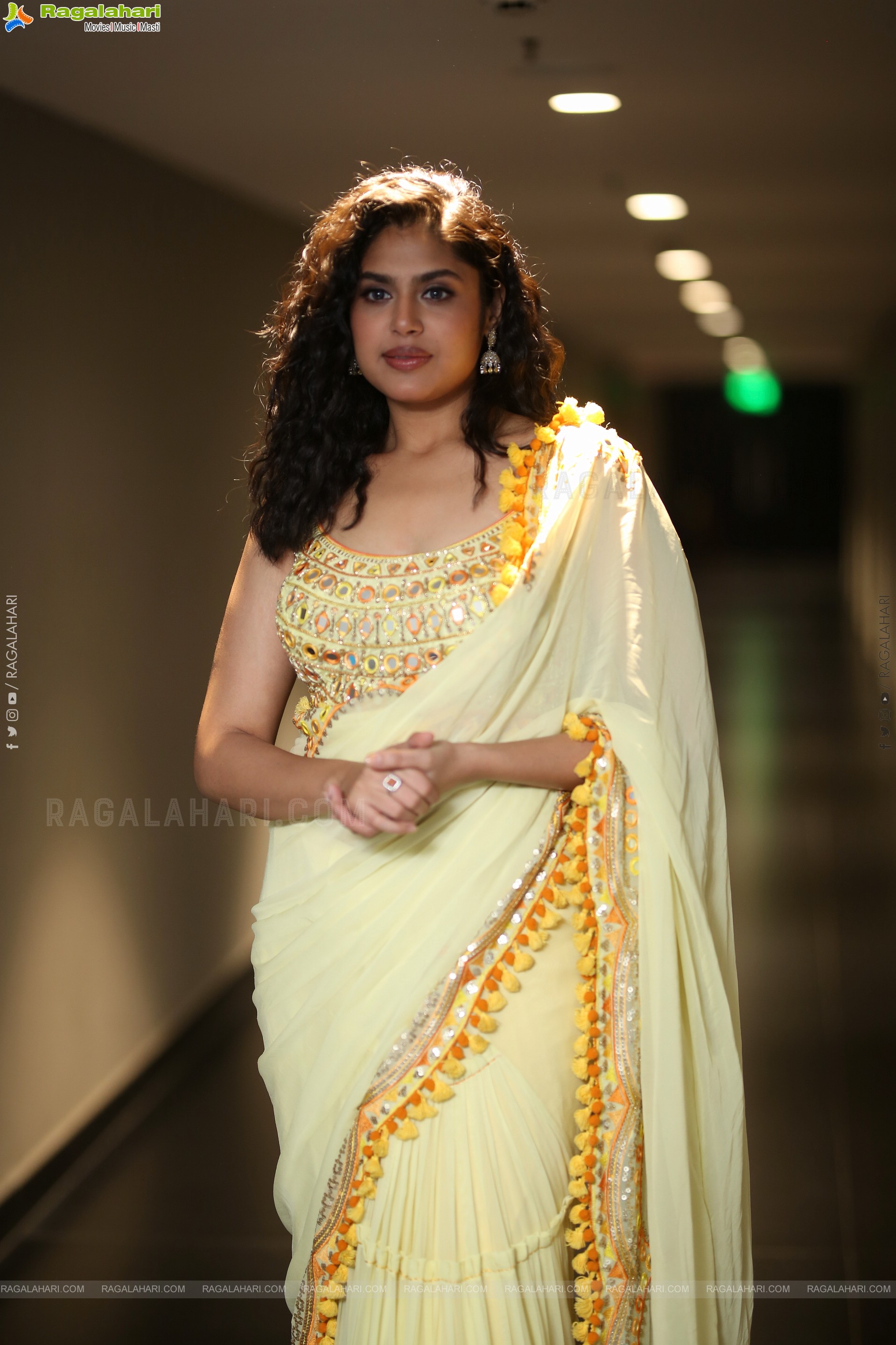 Faria Abdullah at Gaayapadda Simham Traiser Launch, HD Gallery