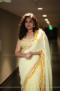 Faria Abdullah at Gaayapadda Simham Traiser Launch