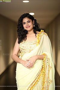 Faria Abdullah at Gaayapadda Simham Traiser Launch