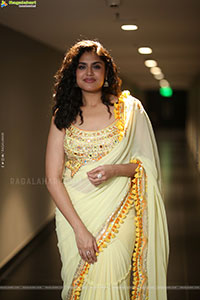 Faria Abdullah at Gaayapadda Simham Traiser Launch