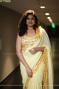 Faria Abdullah at Gaayapadda Simham Traiser Launch