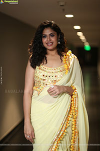 Faria Abdullah at Gaayapadda Simham Traiser Launch