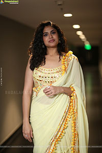 Faria Abdullah at Gaayapadda Simham Traiser Launch