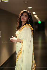 Faria Abdullah at Gaayapadda Simham Traiser Launch