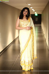 Faria Abdullah at Gaayapadda Simham Traiser Launch