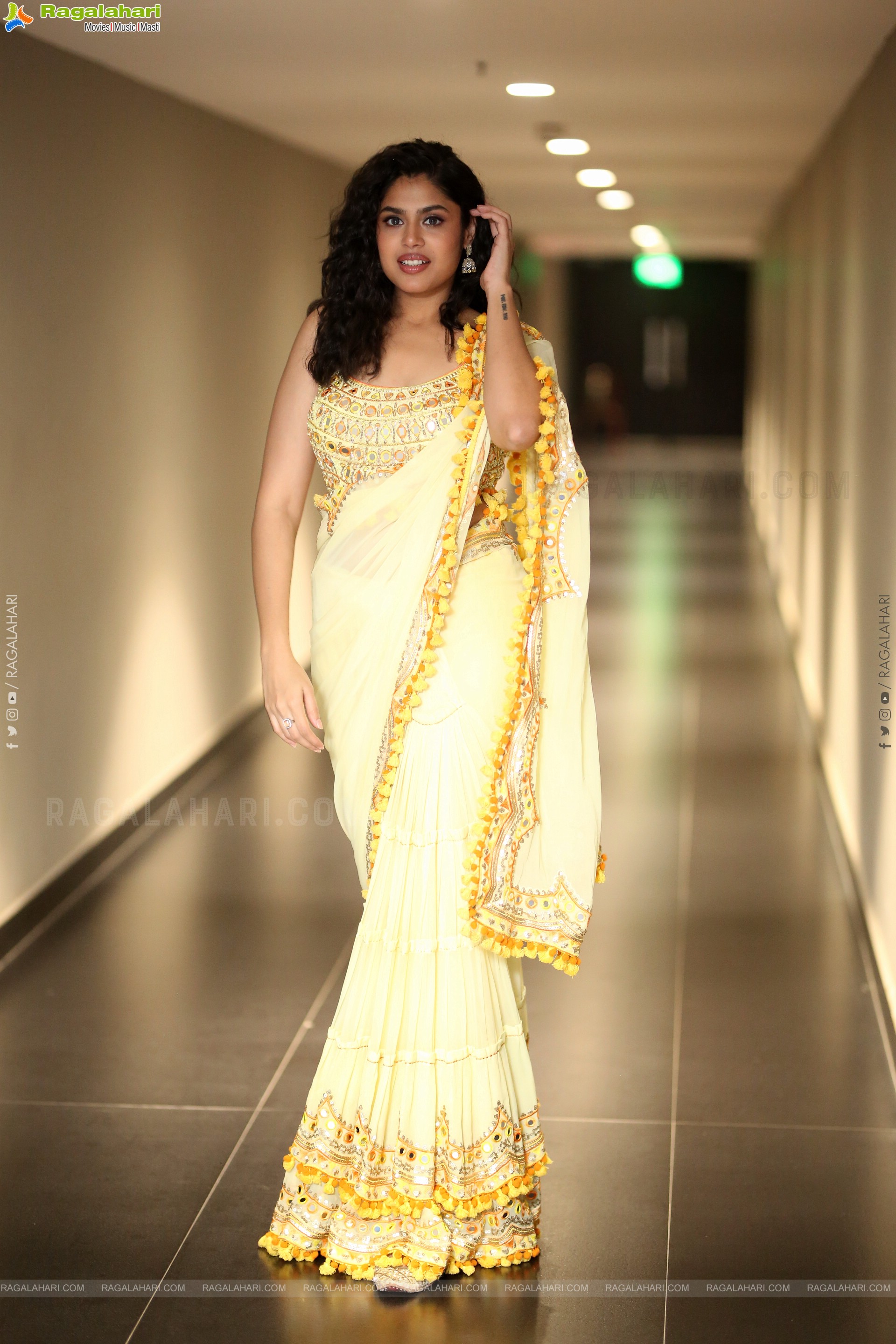 Faria Abdullah at Gaayapadda Simham Traiser Launch, HD Gallery