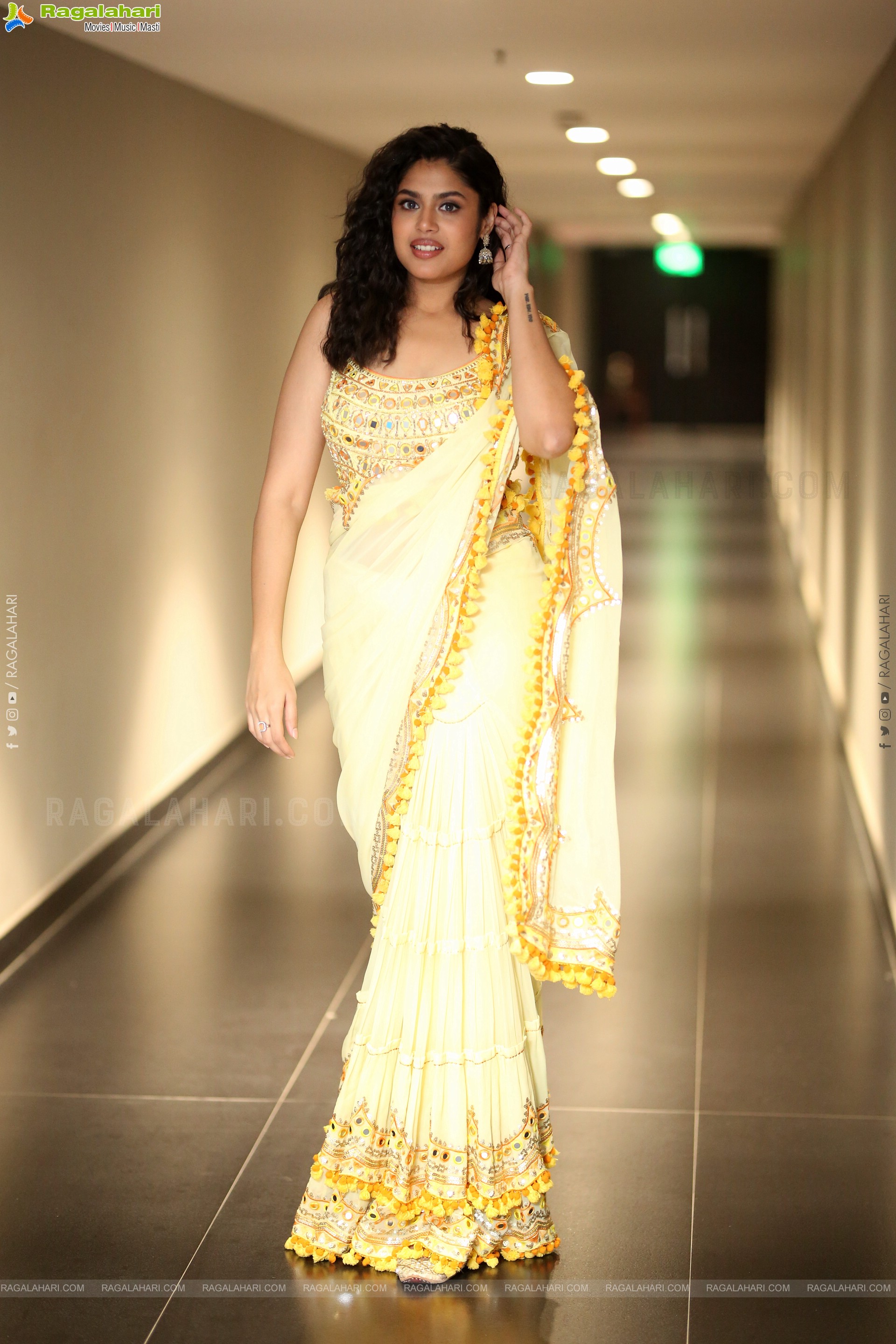 Faria Abdullah at Gaayapadda Simham Traiser Launch, HD Gallery