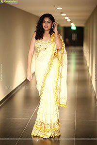 Faria Abdullah at Gaayapadda Simham Traiser Launch