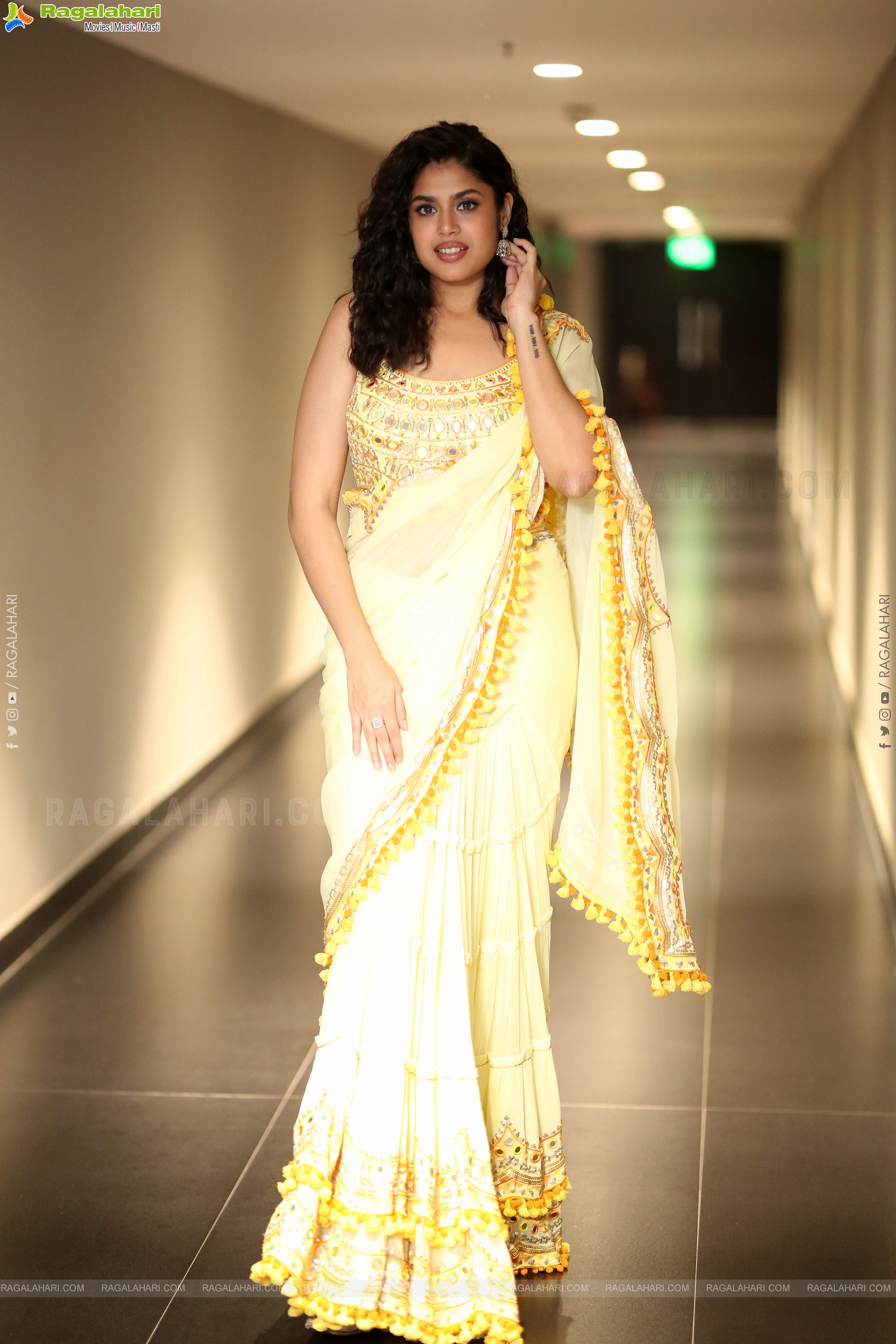 Faria Abdullah at Gaayapadda Simham Traiser Launch, HD Gallery