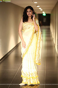 Faria Abdullah at Gaayapadda Simham Traiser Launch