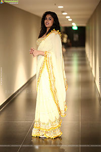 Faria Abdullah at Gaayapadda Simham Traiser Launch