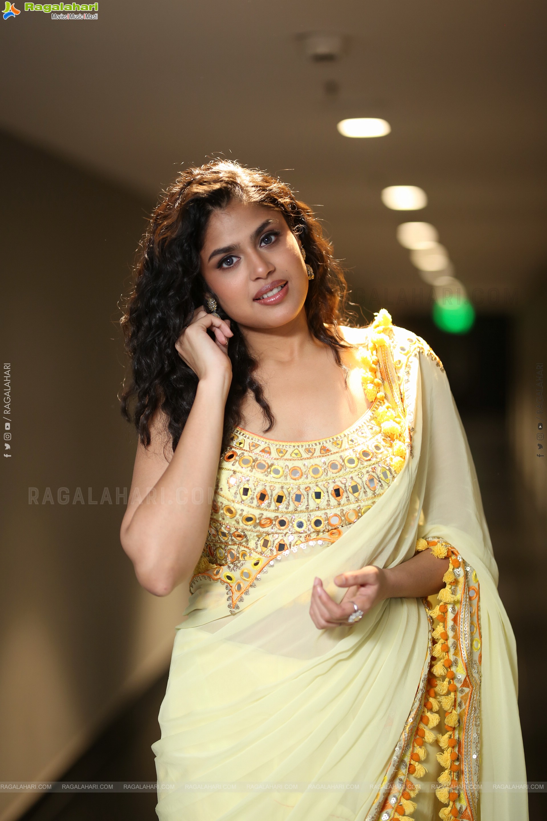 Faria Abdullah at Gaayapadda Simham Traiser Launch, HD Gallery