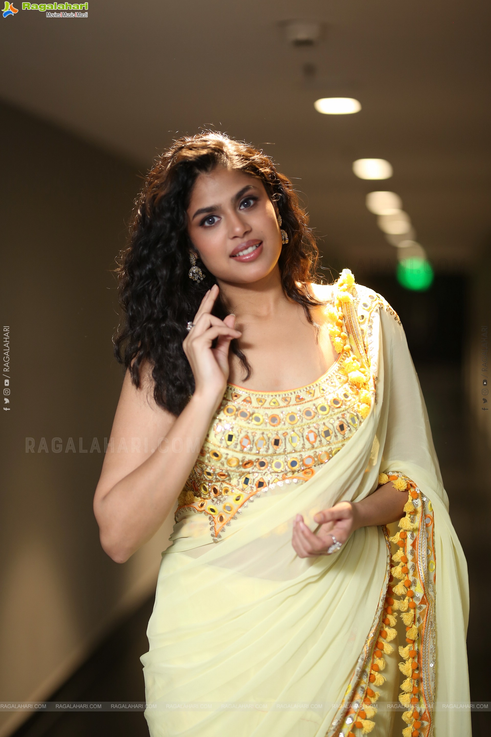 Faria Abdullah at Gaayapadda Simham Traiser Launch, HD Gallery