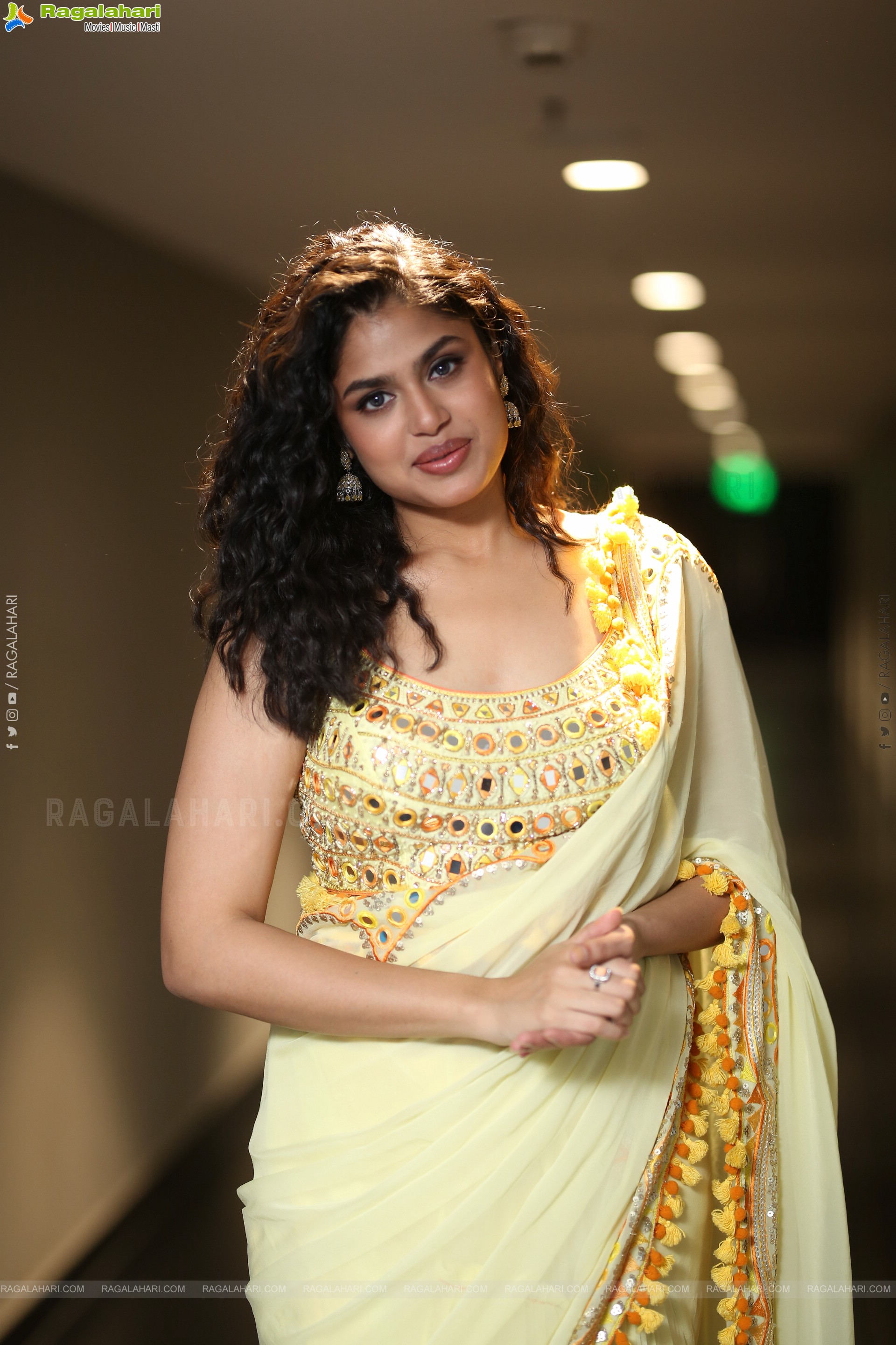 Faria Abdullah at Gaayapadda Simham Traiser Launch, HD Gallery