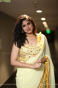 Faria Abdullah at Gaayapadda Simham Traiser Launch