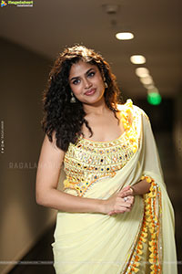 Faria Abdullah at Gaayapadda Simham Traiser Launch