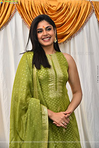 Faria Abdullah Glam stills at Satyadev's New Movie Launch