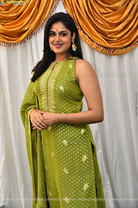 Faria Abdullah Glam stills at Satyadev's New Movie Launch