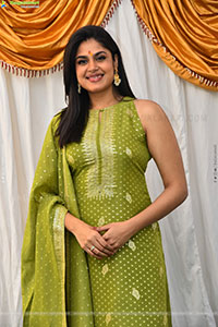 Faria Abdullah Glam stills at Satyadev's New Movie Launch