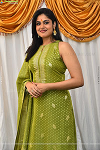 Faria Abdullah Glam stills at Satyadev's New Movie Launch