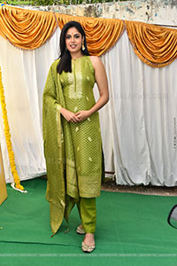 Faria Abdullah Glam stills at Satyadev's New Movie Launch