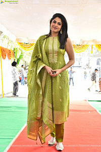 Faria Abdullah Glam stills at Satyadev's New Movie Launch