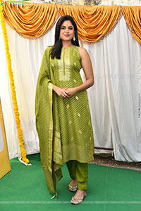 Faria Abdullah Glam stills at Satyadev's New Movie Launch