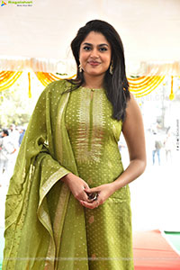 Faria Abdullah Glam stills at Satyadev's New Movie Launch