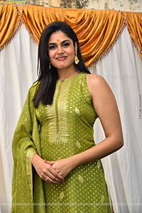 Faria Abdullah Glam stills at Satyadev's New Movie Launch