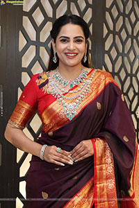 Himaja Poses with Designer Jewellery, HD Gallery