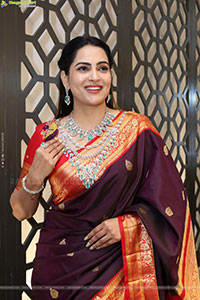 Himaja Poses with Designer Jewellery, HD Gallery