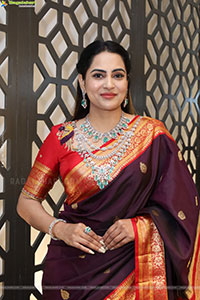 Himaja Poses with Designer Jewellery, HD Gallery