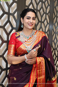 Himaja Poses with Designer Jewellery, HD Gallery