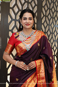 Himaja Poses with Designer Jewellery, HD Gallery