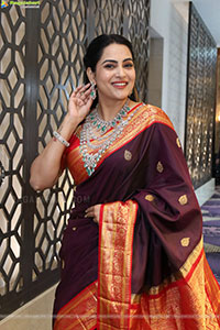 Himaja Poses with Designer Jewellery, HD Gallery