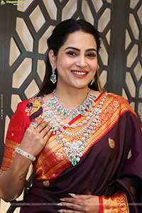 Himaja Poses with Designer Jewellery, HD Gallery